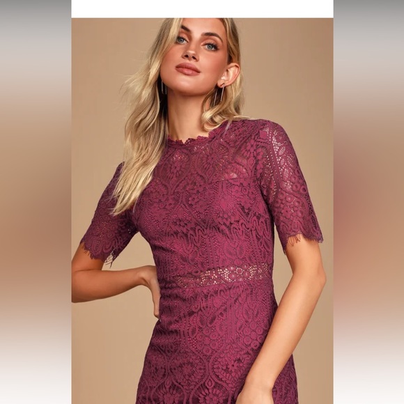 Lulu’s Lace Dress - Picture 3 of 9